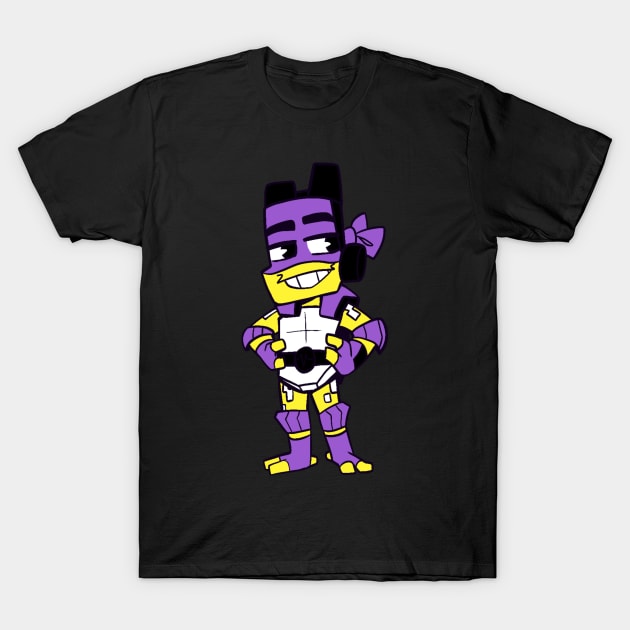 Donnie Non-Binary Flag ROTTMNT T-Shirt by lillastarr